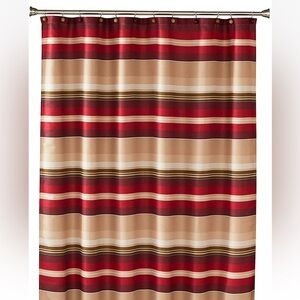 Saturday Knight Ltd Madison Stripe fabric shower curtain New open package